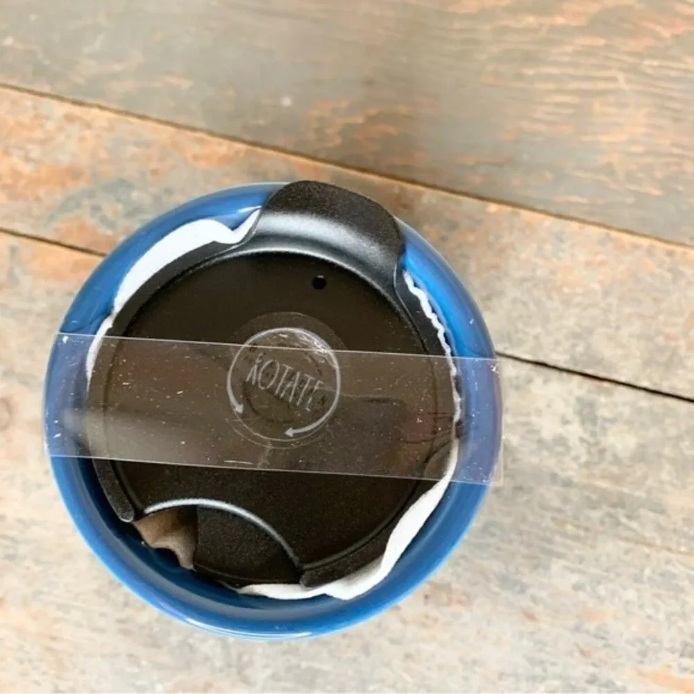 New In Box Rae Dunn Red, White, & Booze Travel Mug Rae Dunn Artisan Collection - Picture 4 of 7